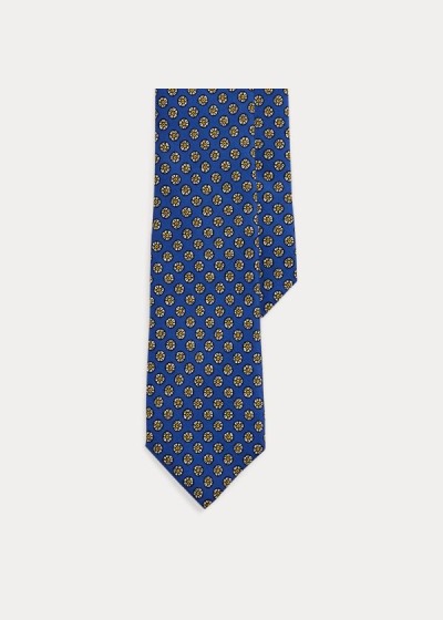 Men's Polo Ralph Lauren Print Silk Narrow Ties | 314589VAR